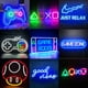 thumbnail image 2 of Letrero Led de neón para Gamer, decoración de pared de Good Vibes, Gamezone, luz nocturna, Fiesta en casa, decoración de boda, 2 of 4