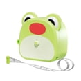 thumbnail image 4 of Mini cinta métrica con diseño de animales de dibujos animados, suave y retráctil, ideal para medir el cuerpo o para usar como sastre. Verde, 4 of 8