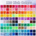 thumbnail image 4 of Kit para hacer pulseras de amistad con cuentas de poni QUEFE 4680 unidades, 4 of 7