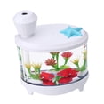 thumbnail image 1 of Novel Fish Tank LED Night Light Household Air Humidifier Aquarium Small Cylinder Air Purifier Misting Maker Lamp High Capacity Sprayer USB Mini Fresh Filter, 1 of 7