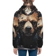 thumbnail image 6 of Sikiie Urban Bear With Headphones Zip Up Hoodie Teenage, hoodies for Teenage, Zipper Sweatshirt Jacket for Daily, Traveling-Medium, 6 of 6