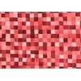 thumbnail image 1 of Ahgly Company Machine Washable Indoor Rectangle Checkered Red Modern Area Rugs, 7' x 9', 1 of 4