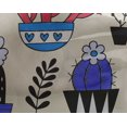 thumbnail image 5 of oneOone Viscose Jersey Fabric Leaves & Floral Block Decor Fabric Printed BTY 60 Inch Wide, 5 of 5