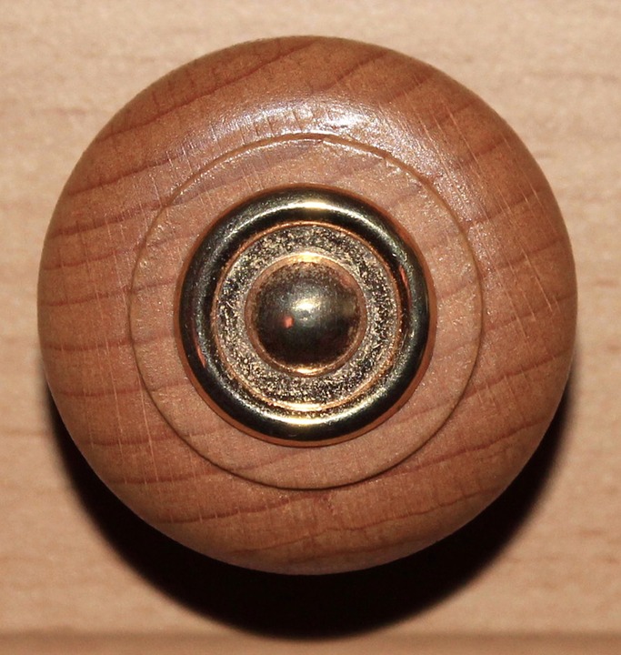 Grain Background Button Wood Door Knob Structure20 Inch By 30 Inch