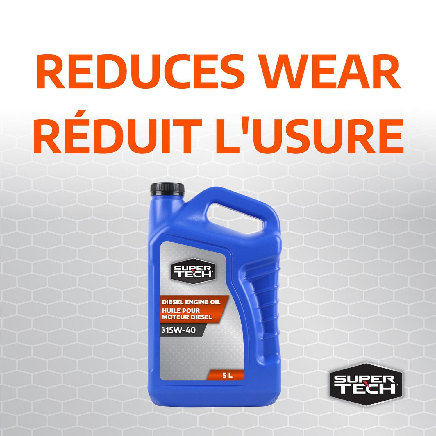 Huile Moteur Super Tech Diesel 15W40 5L