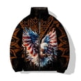thumbnail image 4 of Abrigo elegante con estampado de águila para hombre, abrigos de invierno, parkas para hombre, modernas y versátiles, cómodas y cálidas, chaquetas deportivas de ocio para hombre, 4 of 4