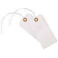 Label tags with wire attached 4 3 4in x 2 3 8in box of 100 blank
