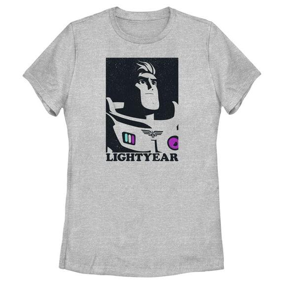 Women's Lightyear Buzz Poster Graphic Tee Athletic Heather Large