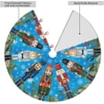 thumbnail image 3 of Easter Eggs Colorful Flowers 36 Inch Christmas Tree Skirt Round Winter Snow Suitable for Christmas Xmas Halloween Holiday Party Decor Decoration Occasion, 3 of 6