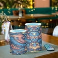thumbnail image 3 of Yayeee Flameless Candles with Remote Flickering Battery Operated Multi Color Changing, Blue Abstract Eagle, 3 of 7