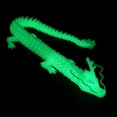 thumbnail image 4 of Glowing at Night 3D Printed dragon,Flexible Joint Animal lacertid Figurines,Realistic Eyes, Home Office Decor,Fidget Toy for Adults Teens Boy Festival Gifts, 4 of 10