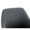 thumbnail image 7 of Mainstays Dining Chair in Dark Grey Linen with Black Legs, 2 Pack, 7 of 7