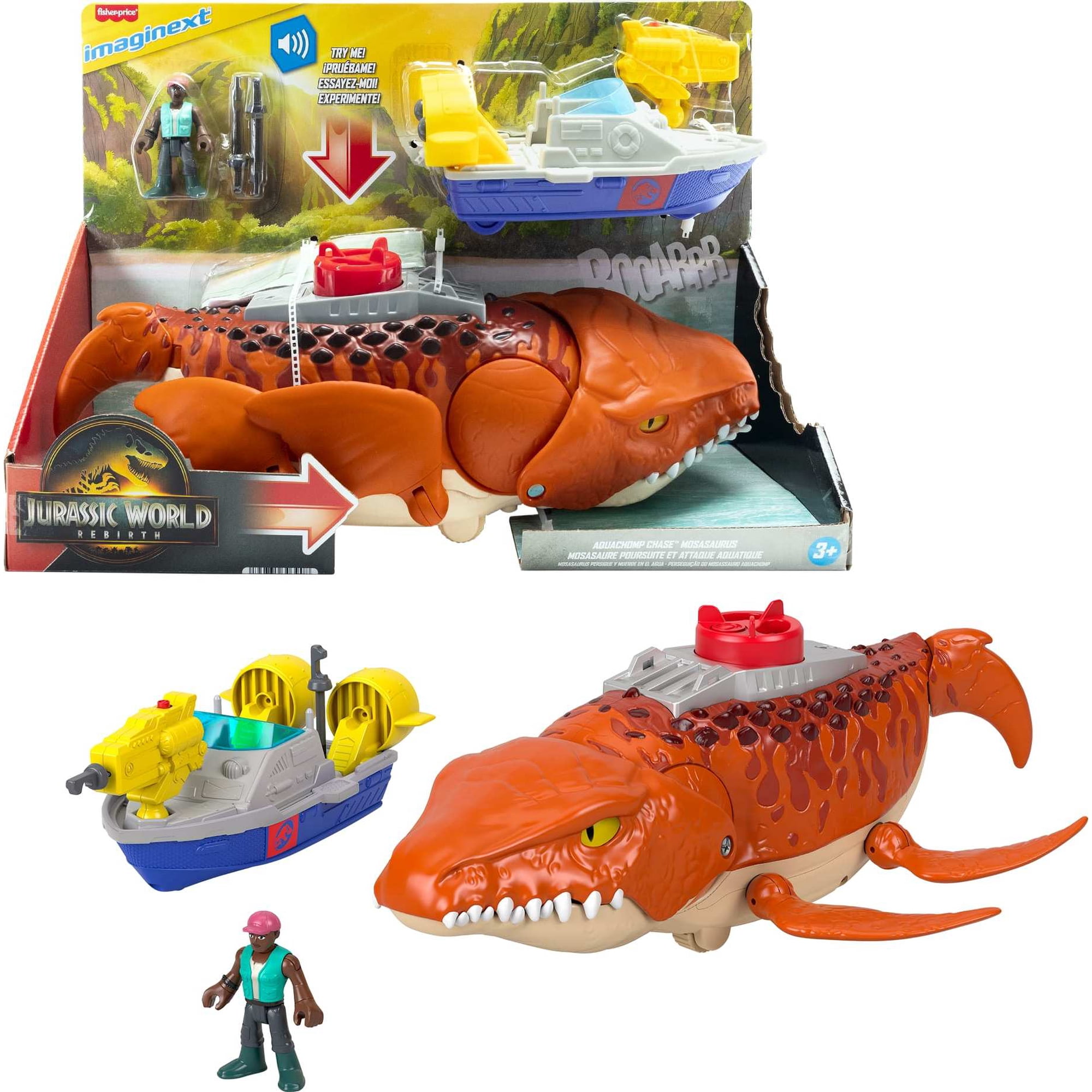 Fisher-Price Imaginext Jurassic World Rebirth Aquachomp Chase