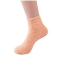 thumbnail image 2 of LYXSSBYX Fuzzy Socks for Women Hot Sale Clearance Women's Autumn And Winter Candy Color Women's Stockings Medium Tube Stockings Coral Velvet Stockings Floor Stockings Solid Color Warm Socks, 2 of 2