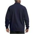 thumbnail image 4 of Mens Sweatshirt 2025 Mens Quarter Zip Up Fleece Lined Sweatshirts Winter Warm Long Sleeve Stand Up Collar Sweater Casual Pullover Tops, 4 of 5