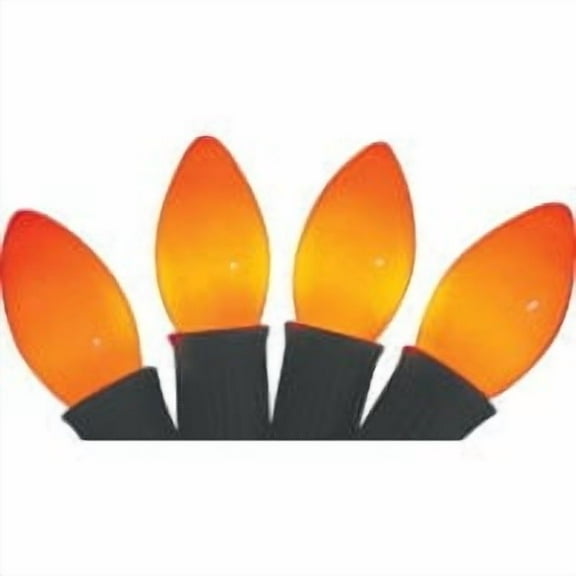 Home Impressions C9 Orange Ceramic 125V Replacement Light Bulb (4-Pack) 900788