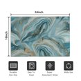 thumbnail image 5 of Blue Gold Marble Pattern Door Rugs,Washable Non Slip Door Mats Indoor,Decorative Door Mats,Entry Mat Indoor for Entrance,Bedroom,Kitchen,Bathroom,16"x24", 5 of 6