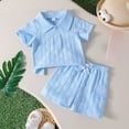thumbnail image 2 of Toddler Boys 2 Piece Outfits Toddler Boy Clothes Sets Cute Truck Print Raglan T-Shirt and Shorts Boys Summer Clothes, 2 of 8