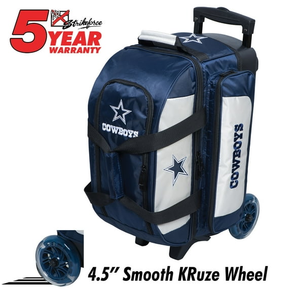 Dallas Cowboys 2 Ball Roller Bowling Bag