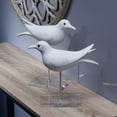 thumbnail image 4 of Elements Set of 2 12-inch 10-inch Resin Seagull Dec Stand, 4 of 6