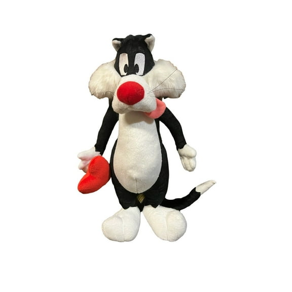 Heart Love Sylvester Cat 16" Plush High Quality Soft Animal Doll New Bugs Buddy New