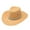 Yellow, variant on Tiqkatyck Cowboy Hat Clearance, Adult Casual Solid Summer Fashion Cowboy Sun Hat Wide Brim Hats Sun Cap Sun Hats for Women, Cowgirl Hat Beige One size