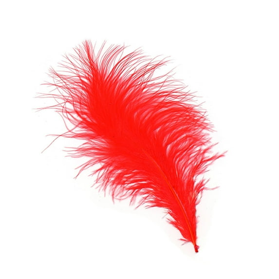 Zucker Feather Products Turkey Marabou Dyed - 3-8" - Hot Orange