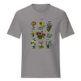 thumbnail image 4 of Babysbule Womens Tops, Women's Casual Loose Round O-Neck Printed Short Sleeve T-Shirt Tops, 4 of 5