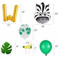 thumbnail image 1 of Wild One Birthday Decoraciones Kit,16 PULGADAS WILD ONE Globos con 12 PCS Hojas de Palma A Lonar Lonar, 1 of 2