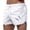 White, variant on Shachafan Men's Swim Board Shorts Beach Shorts With Sports Print Casual 3 Inch Trunks For Swimming Surfing Mens Swim Shorts Pockets