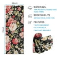 thumbnail image 2 of Pioneer Flower Floral Print Pattern Hot Yoga Mat Towel Non Slip for Hot Yoga - Quick-Drying Yoga Mat Cover with 4 Corner Pockets with Travel Bag - Hot Yoga Towel Non Slip 70"x26", 2 of 6
