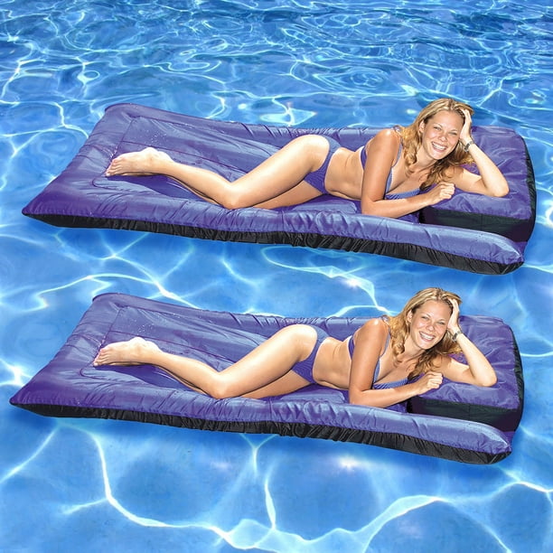 Swimline 9036 Two Person Inflatable Swimming Pool Floating Air