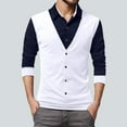thumbnail image 3 of LIaqionyy Big and Tall Long Sleeve for Men Pullover Collared Button down Fashion Business Tops Clothes, 3 of 6