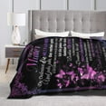 thumbnail image 5 of Yibo Mother's Day Gift Blanket Flannel Soft and Comfortable Anti-static Bed Sofa Blanket, 5 of 7
