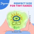 thumbnail image 4 of Children's ice pack for minor aches and pains, reusable, suitable for children and infants, for relieving body pain, bumps, bruises, and fever, first aid use, 4 pack small gel ice pack, 4 of 4
