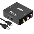 thumbnail image 1 of Uplayteck HDMI a AV Convertidor, HDMI a RCA Adaptador, 1080p HDMI a AV 3RCA CVBs Video Compuesto Ada, 1 of 7
