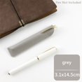 thumbnail image 1 of Porte-crayon en Cuir PU Sac de Rangement pour Stylos Étui à Stylos Couleur Unie Résistant à l'Usure Housse de Protection pour Stylo Petit Signe A5, 1 of 6