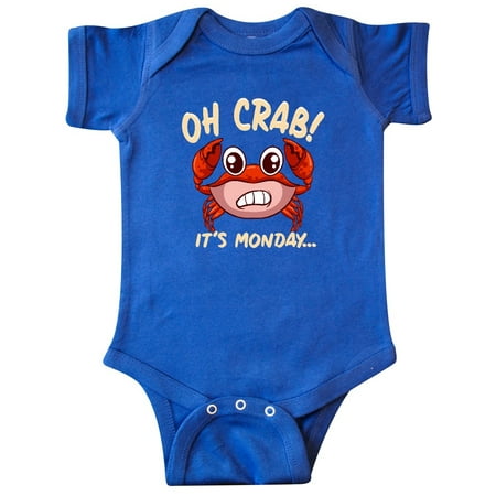 

Inktastic Monday Crab Funny Joke Gift Baby Boy or Baby Girl Bodysuit