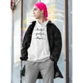 thumbnail image 2 of Thankful Grateful Blessed Hoodie Women -Image by Shutterstock, Female XX-Large, 2 of 4