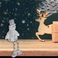 thumbnail image 3 of Christmas Glam Glam Snowman Shelf Dangler 17 ", 3 of 3