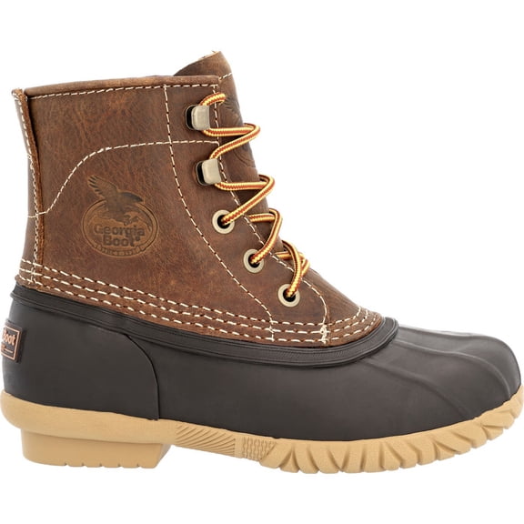 Georgia Boot Marshland Big Kids' Duck Boot, Brown, Size 4(M)