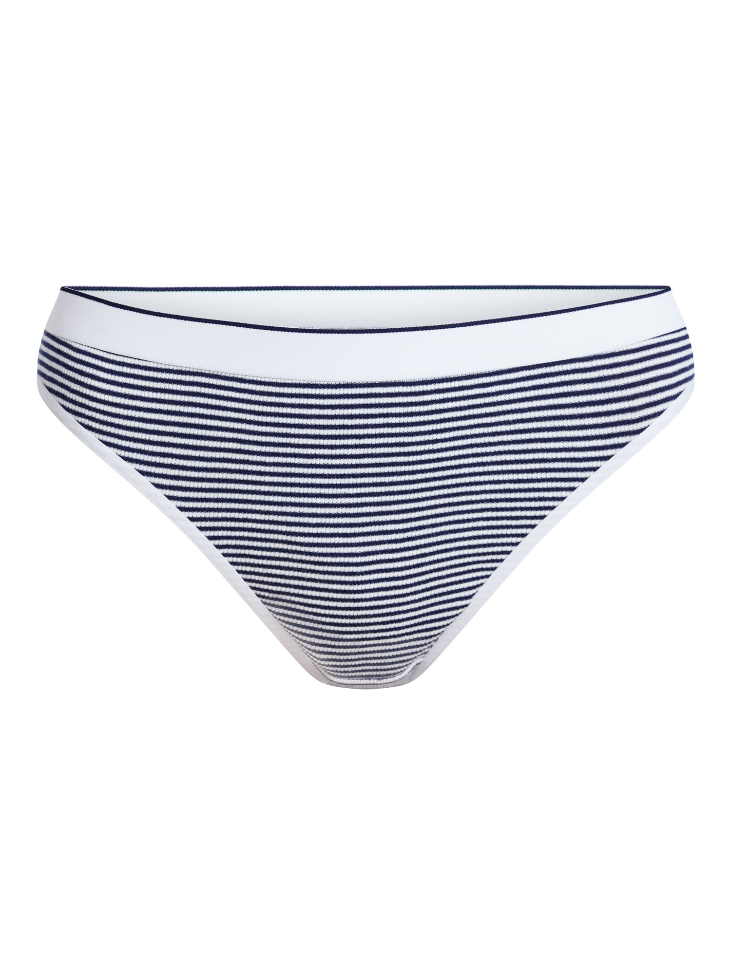 No Boundaries Stretch Ribbed Hi Cut Cheeky Underwear, 5-Pack, Women's XS-XXXL