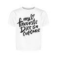 thumbnail image 1 of Cupcake Is My Favorite Diet Tee Girl's -Image by Shutterstock, 1 of 1