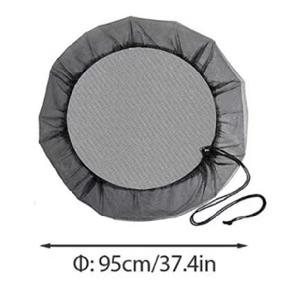 GLFILL Rain Bucket Net with Cord Rain Bucket Water Bucket Cover Protection Lid Foliage 95cm