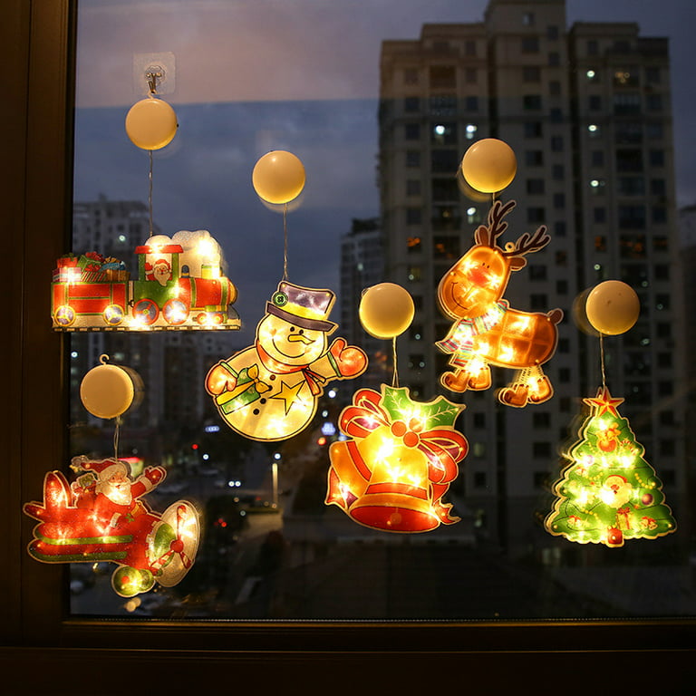 Sherlock Holmes Skubbe rygte 1PC Led Christmas Decoration Suction Cup Lamp Shop Window Hanging Lights  Indoor Decor Lantern String With A Glittery Finish Illuminated By The Fairy  Lights 0.98*0.67*" Train Santa - Walmart.com
