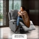 thumbnail image 2 of Sillón reclinable manual tapizado con tela Cosmobel  Brady, 2 of 7