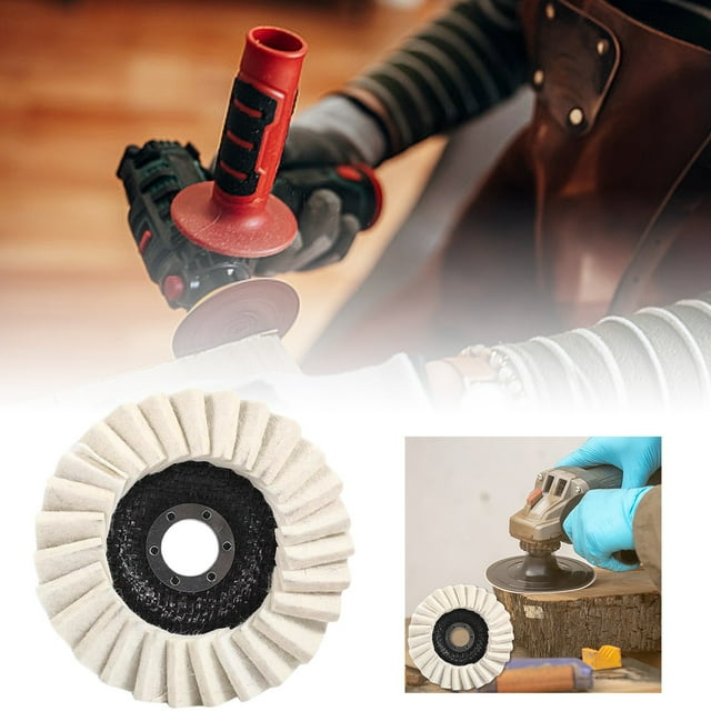 Boreal Craft Wool Disc 2025 New Wool Wheel Disc Buffing Pad Pads For Metal Stone Furniture Car Wax Oscillating Sharpener Routers for Woodworking 1/2" Collet Mini Bit Set Mini Craft Wooden Beads Bit