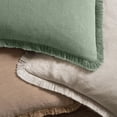 thumbnail image 4 of Sanmadrola Throw Pillow Covers Decorative Linen Fringe Throw Pillow Covers Cozy Boho Farmhouse Cushion Cover with Tassels Soft Accent Pillowcase for Couch Sofa Bed Living Room Home Decor 2 Set 18X18, 4 of 7