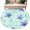 Blue, variant on Teal Purple Maple Leaves Fall Bathroom Rug Washable 2x3 Entryway Rug Non Slip Thanksgiving Botanical Front Door Mat Low Pile Indoor Doormat Throw Floor Carpet for Kitchen Bedroom Entrance