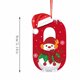 thumbnail image 2 of Adornos navideños, adornos navideños, regalos navideños, árbol de Navidad acrílico 2D, colgante de 26 letras, regalo decorativo, colgantes para fiestas navideñas familiares, objetos colgantes, 2 of 6